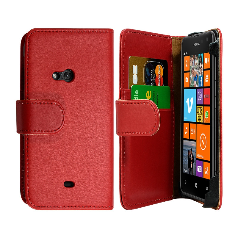 Housse Coque Etui pour Nokia Lumia 625 Couleur Rouge