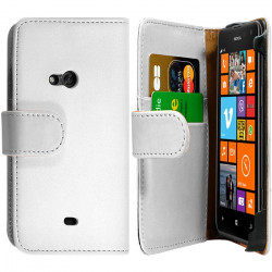 Housse Coque Etui pour Nokia Lumia 625 Couleur Blanc