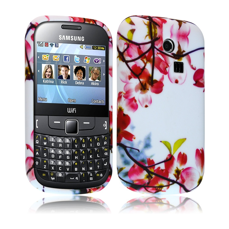 Housse coque etui gel pour Samsung Chat 335 S3350 avec motif KJ12