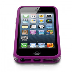 Housse Etui Coque Bumper pour Apple iPhone 5/5S couleur rose fushia