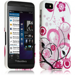 Housse Coque pour Blackberry Z10 motif HF30 + Chargeur Auto