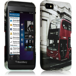 Housse Coque pour Blackberry Z10 motif KJ01 + Chargeur Auto