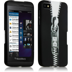 Housse Coque pour Blackberry Z10 motif LM07 + Chargeur Auto