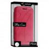 Etui Porte Carte pour Wiko Cink Peax 2 couleur Rose Fushia