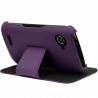 Coque Housse Etui avec Rabat Latéral Fonction Support pour Wiko Cink Slim couleur Violet
