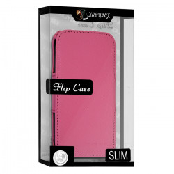 Coque Housse Etui avec Rabat Latéral Fonction Support pour Wiko Cink Slim 2 couleur Rose Fushia