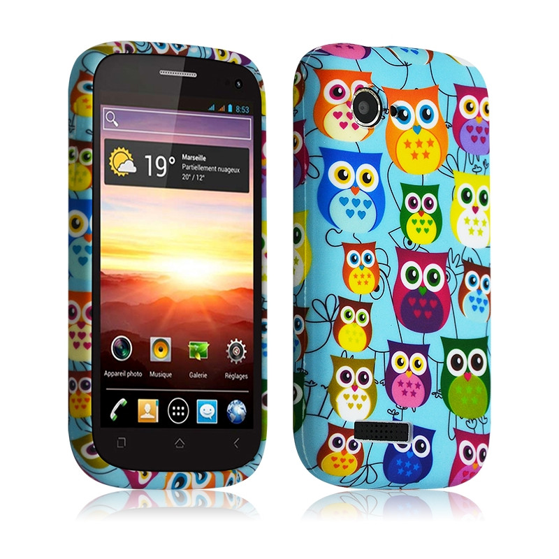 Housse Etui Coque Semi-rigide pour Wiko Cink Slim avec motif KJ23