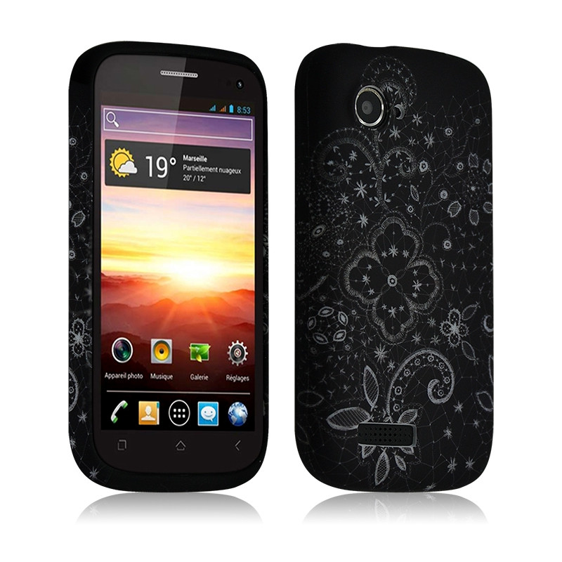 Housse Etui Coque Semi-rigide pour Wiko Cink Slim avec motif KJ24