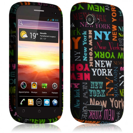 Housse Etui Coque Semi-rigide pour Wiko Cink Slim avec motif LM20