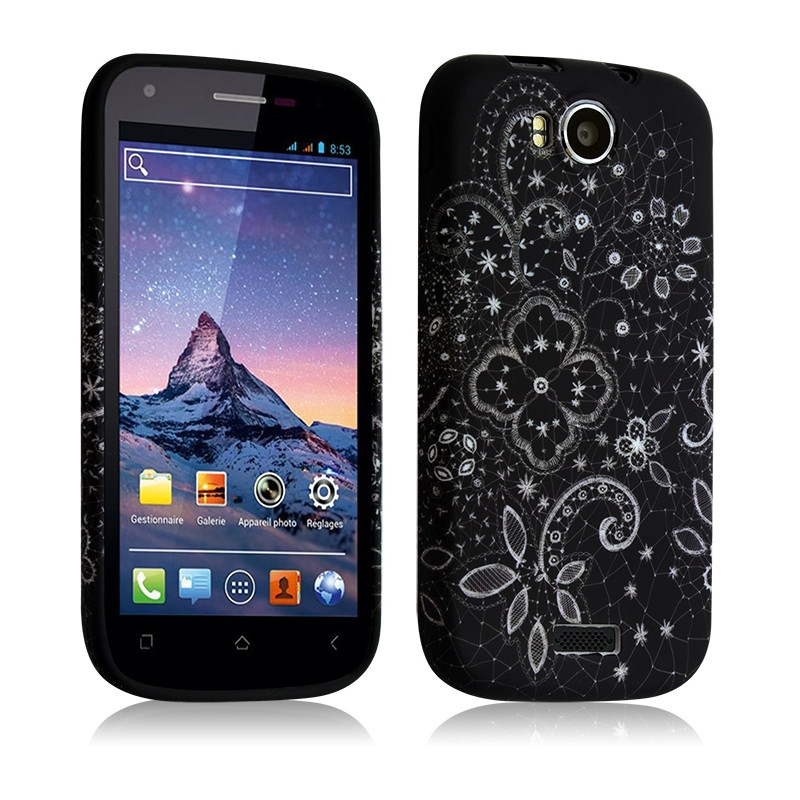 Housse Etui Coque Semi-rigide pour Wiko Cink Peax avec motif KJ24