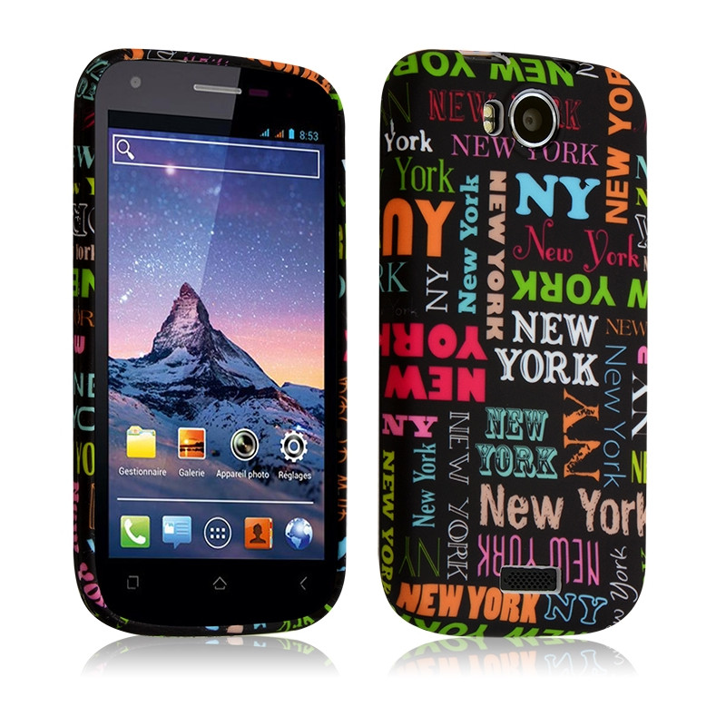 Housse Etui Coque Semi-rigide pour Wiko Cink Peax avec motif LM20