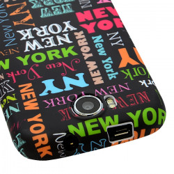 Housse Etui Coque Semi-rigide pour Wiko Cink Peax avec motif LM20