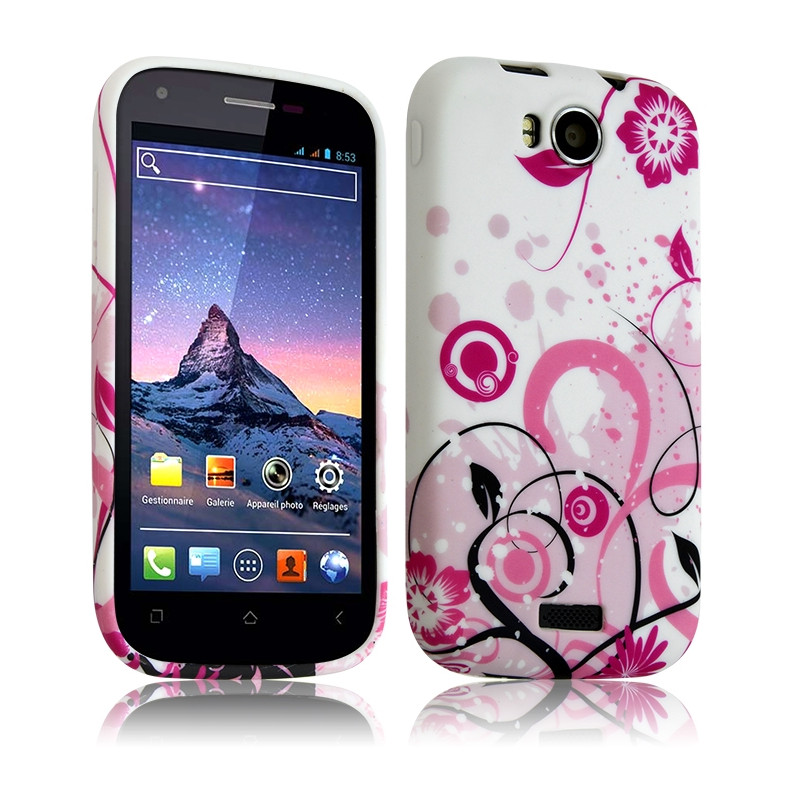 Housse Etui Coque Semi-rigide pour Wiko Cink Peax avec motif HF30