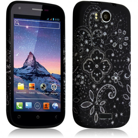 Housse Etui Coque Semi-rigide pour Wiko Cink Peax 2 avec motif KJ24