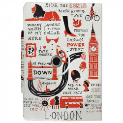 Housse Etui Motif Universel S pour Tablette Samsung Galaxy Tab 4  7” 