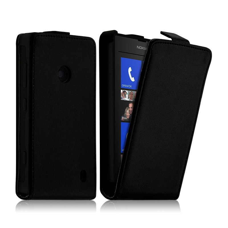 Housse Coque Etui pour Nokia Lumia 520 Couleur Noir