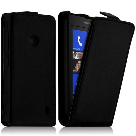 Housse Coque Etui pour Nokia Lumia 520 Couleur Noir