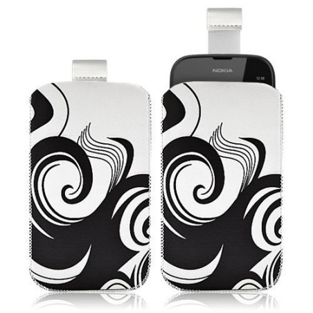 Housse Coque Étui Pochette pour Nokia Lumia 510 avec motif HF04