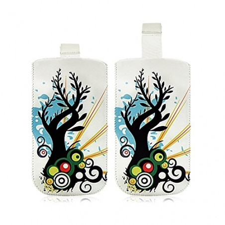 Housse Coque Etui Pochette pour Nokia 108 Dual Sim avec motif HF03