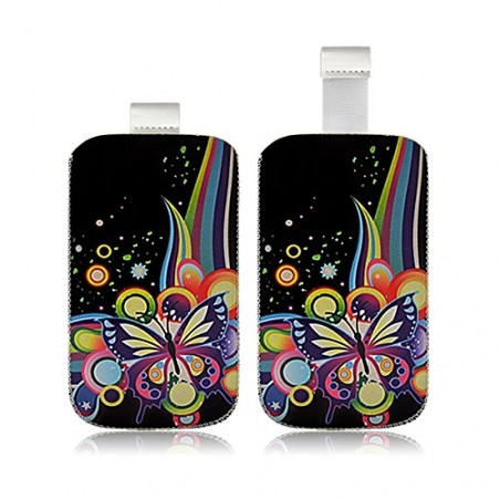 Housse Coque Etui Pochette pour Nokia 108 Dual Sim avec motif HF05