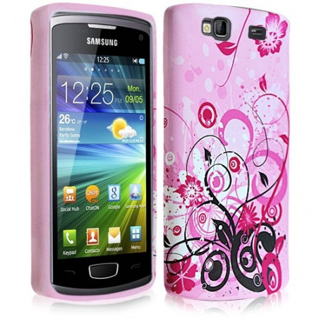Housse étui coque en gel pour Samsung Wave 3 avec motif HF17
