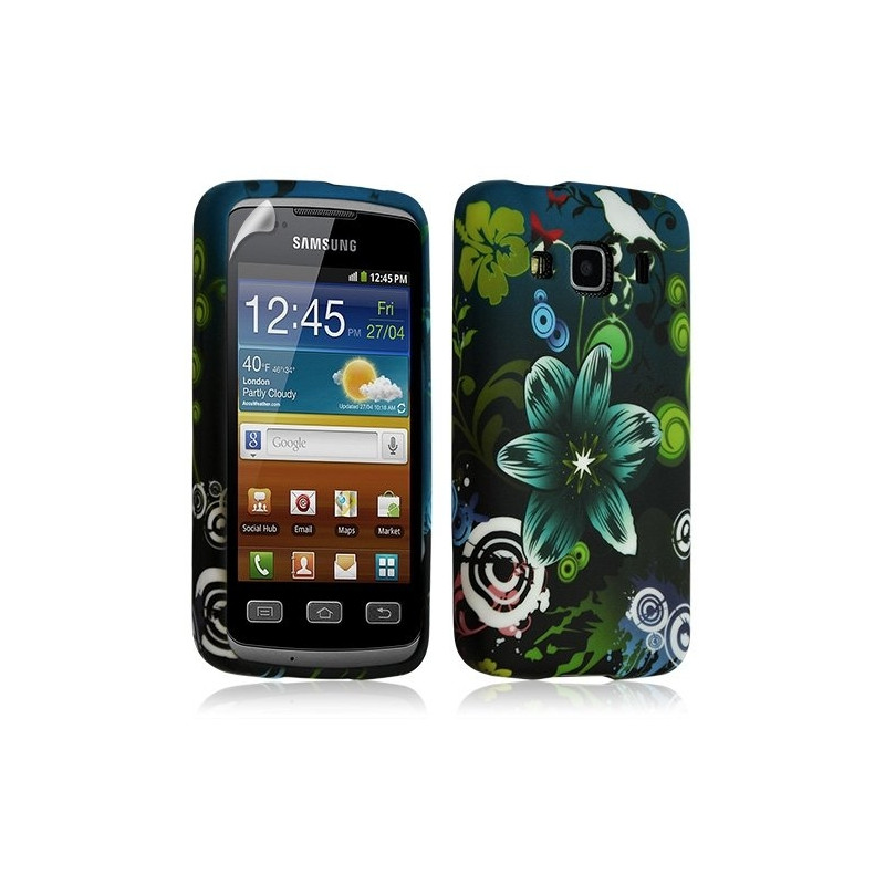Housse coque étui gel pour Samsung Galaxy XCOVER S5690 motif HF09 + Film protecteur