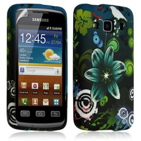 Housse coque étui gel pour Samsung Galaxy XCOVER S5690 motif HF09 + Film protecteur
