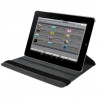 Housse Etui Anneau style Chrome pour Apple IPad 2, Ipad 3, Ipad 4 et Ipad Retina avec Rotation 360° Couleur Blanc