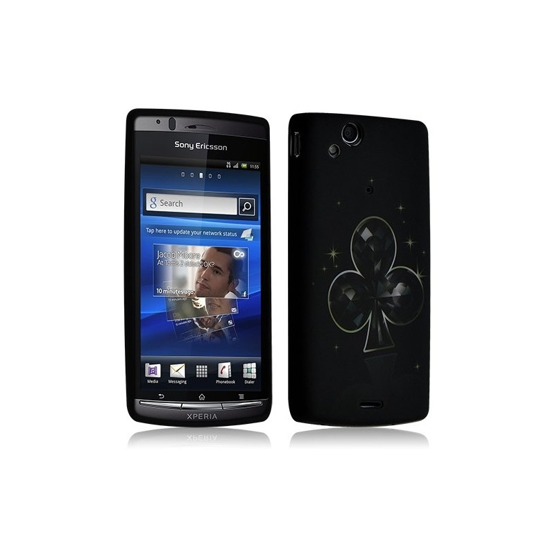 Housse étui coque gel pour Sony Ericsson Xperia Arc / Arc S motif LM16