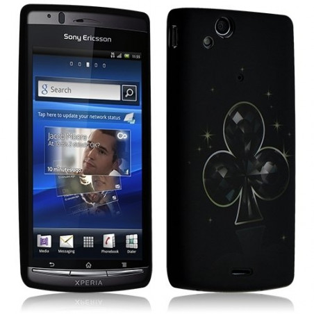 Housse étui coque gel pour Sony Ericsson Xperia Arc / Arc S motif LM16