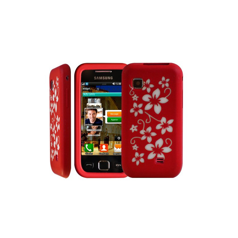 Housse coque étui en gel pour Samsung Wave 575 S5750 avec motif HF13