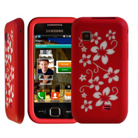 Housse coque étui en gel pour Samsung Wave 575 S5750 avec motif HF13