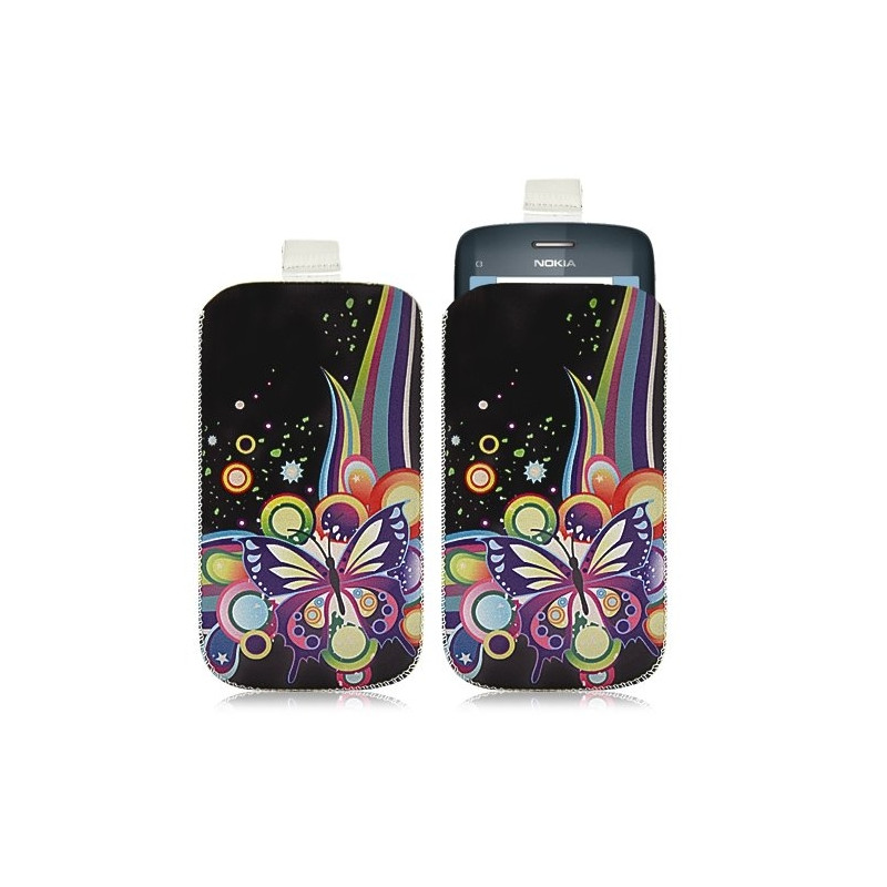 Housse coque étui pochette pour Nokia C3 avec motif HF05