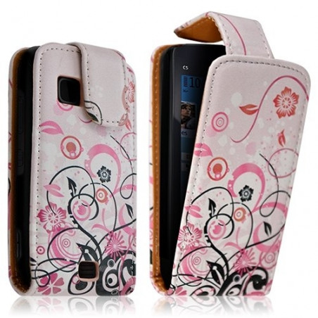 Housse coque étui pour Nokia C5-03 avec motif HF17