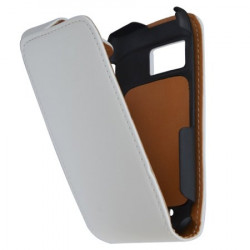 housse coque étui blanc pour Nokia E6 + film protecteur d'écran