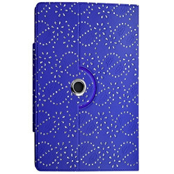 Housse Etui Diamant Universel S couleur Bleu pour Tablette LENOVO Tab-7304F 7 pouces