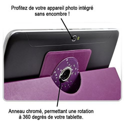Housse Etui Diamant Universel S couleur Violet pour Tablette THOMSON TEO7- RK1BK8 - 7 pouces