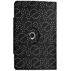 Housse Etui Diamant Universel S couleur Noir pour Tablette Lenovo Tab 3 7 Plus 7 pouces