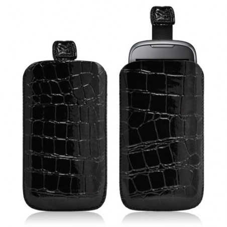 Housse coque étui pochette style croco pour Samsung Player 5 S5560