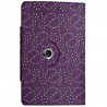 Housse Etui Diamant Universel S couleur Violet pour Tablette Teclast M89 MTK8176 7,9 pouces