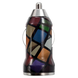 Chargeur Voiture Allume-Cigare Motif CV02 Câble USB Type C pour Oppo A91 (2019)