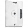Etui Universel Attaches Support Couleur Blanc pour Tablette 10.1"