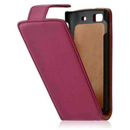 Housse coque etui pour Samsung Wave 3 couleur rose fushia