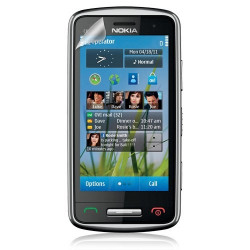 housse coque etui pour nokia C6-01 couleur noir + film protecteur ecran