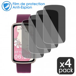 Protection Anti-Espion en Verre Fléxible pour Sanorum Montre Connectée Femme, 1.47" (Pack x4)