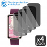 Protection Anti-Espion en Verre Fléxible pour Sanorum Montre Connectée Femme, 1.47" (Pack x4)