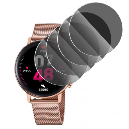 Protection Anti-Espion en Verre Fléxible pour Montre Connectée Amazfit GTR 3 (Pack x4)