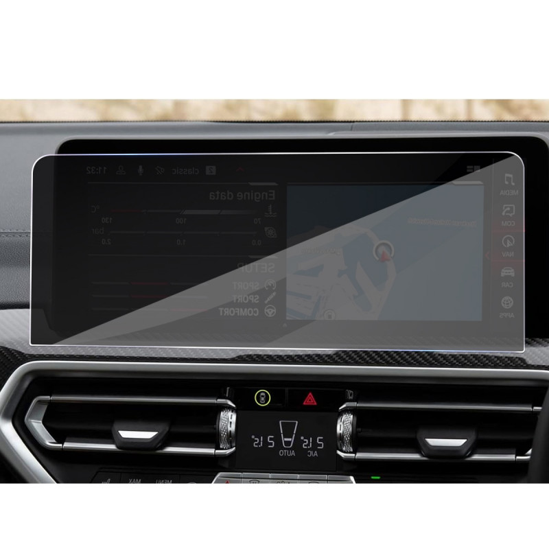 Protection Anti-Espion en Verre Flexible pour BMW X3 G01 | X4 G02 | iX3 2022 2023 (12,3 pouces)