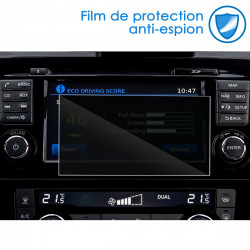 Protection Anti-Espion en Verre Flexible pour Nissan Qashqai J11 7 pouces