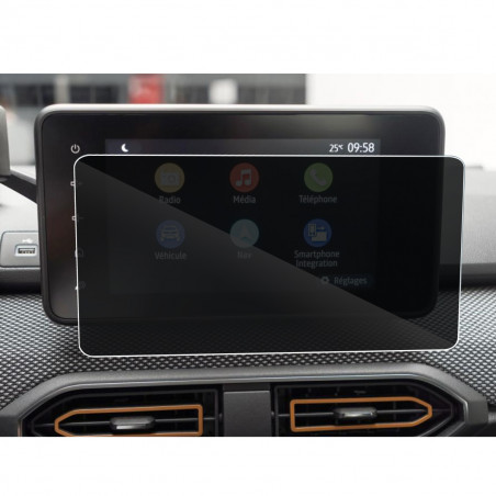 Protection Anti-Espion en Verre Flexible pour Dacia Sandero 2021 Media Display 8 Pouces